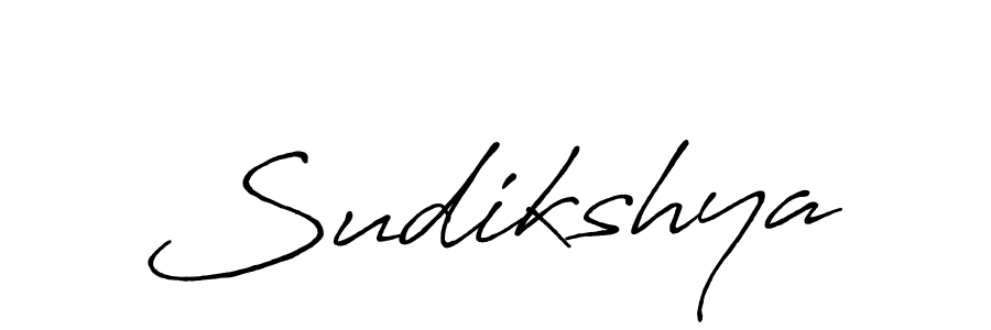 Also we have Sudikshya name is the best signature style. Create professional handwritten signature collection using Antro_Vectra_Bolder autograph style. Sudikshya signature style 7 images and pictures png