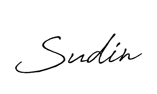 Make a beautiful signature design for name Sudin. Use this online signature maker to create a handwritten signature for free. Sudin signature style 7 images and pictures png