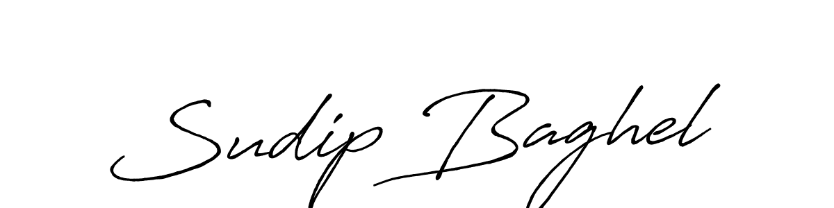 Use a signature maker to create a handwritten signature online. With this signature software, you can design (Antro_Vectra_Bolder) your own signature for name Sudip Baghel. Sudip Baghel signature style 7 images and pictures png