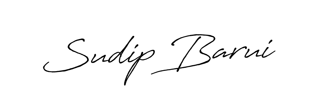 Use a signature maker to create a handwritten signature online. With this signature software, you can design (Antro_Vectra_Bolder) your own signature for name Sudip Barui. Sudip Barui signature style 7 images and pictures png