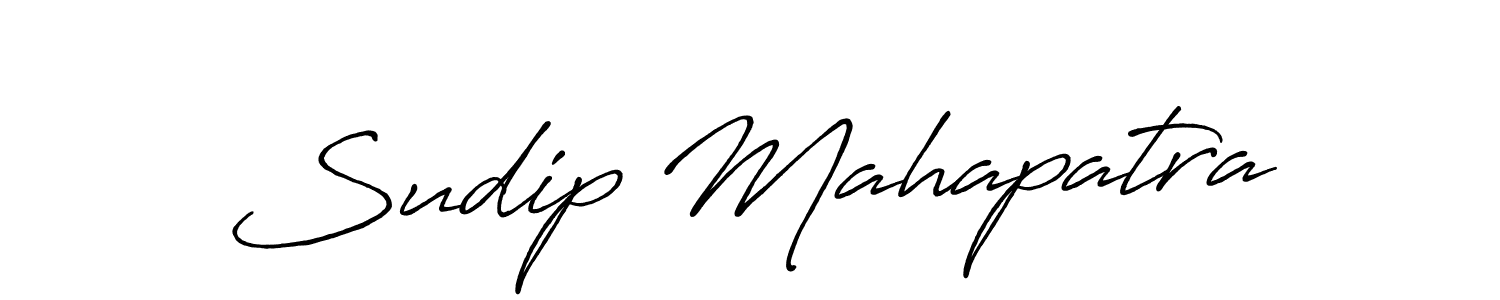 Make a beautiful signature design for name Sudip Mahapatra. With this signature (Antro_Vectra_Bolder) style, you can create a handwritten signature for free. Sudip Mahapatra signature style 7 images and pictures png