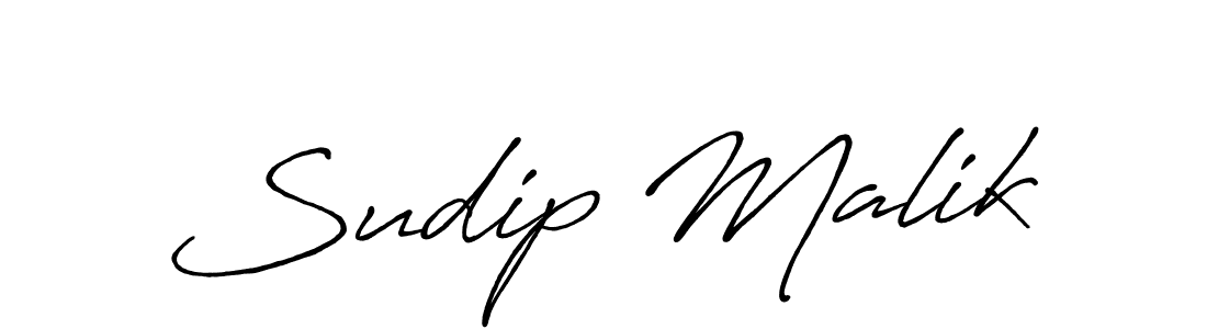 How to make Sudip Malik signature? Antro_Vectra_Bolder is a professional autograph style. Create handwritten signature for Sudip Malik name. Sudip Malik signature style 7 images and pictures png