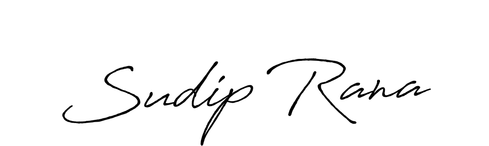 Make a short Sudip Rana signature style. Manage your documents anywhere anytime using Antro_Vectra_Bolder. Create and add eSignatures, submit forms, share and send files easily. Sudip Rana signature style 7 images and pictures png