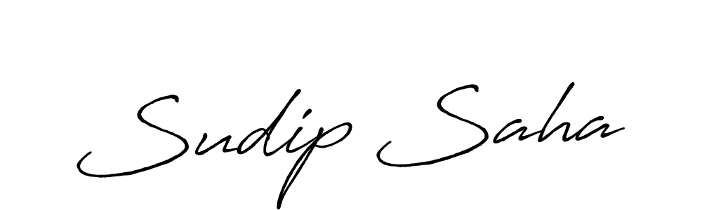 It looks lik you need a new signature style for name Sudip Saha. Design unique handwritten (Antro_Vectra_Bolder) signature with our free signature maker in just a few clicks. Sudip Saha signature style 7 images and pictures png