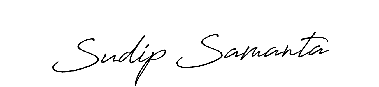 Also You can easily find your signature by using the search form. We will create Sudip Samanta name handwritten signature images for you free of cost using Antro_Vectra_Bolder sign style. Sudip Samanta signature style 7 images and pictures png
