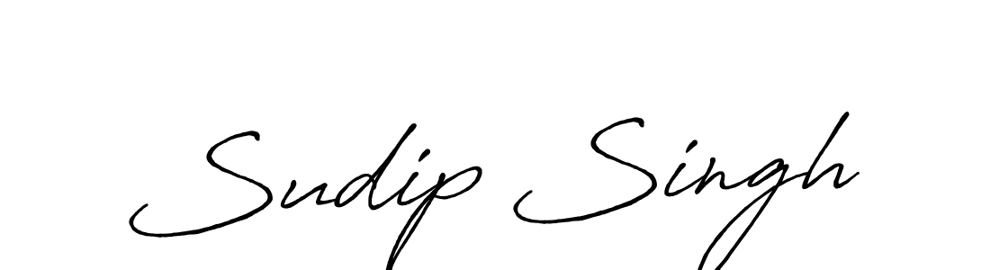 Make a short Sudip Singh signature style. Manage your documents anywhere anytime using Antro_Vectra_Bolder. Create and add eSignatures, submit forms, share and send files easily. Sudip Singh signature style 7 images and pictures png