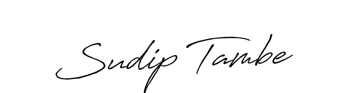 Similarly Antro_Vectra_Bolder is the best handwritten signature design. Signature creator online .You can use it as an online autograph creator for name Sudip Tambe. Sudip Tambe signature style 7 images and pictures png
