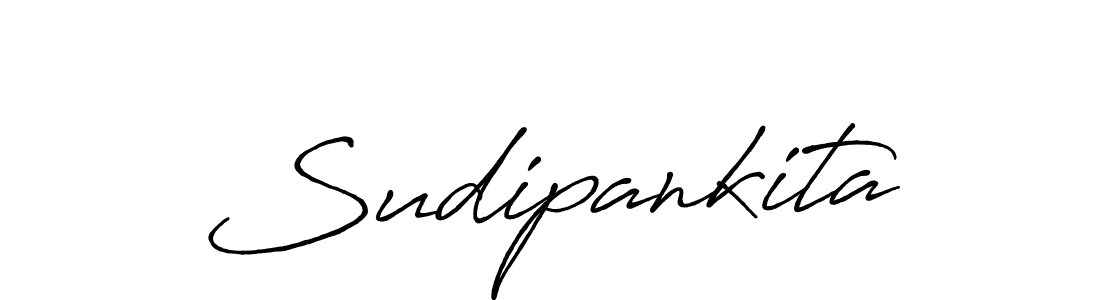 Use a signature maker to create a handwritten signature online. With this signature software, you can design (Antro_Vectra_Bolder) your own signature for name Sudipankita. Sudipankita signature style 7 images and pictures png