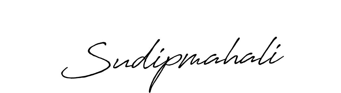 Use a signature maker to create a handwritten signature online. With this signature software, you can design (Antro_Vectra_Bolder) your own signature for name Sudipmahali. Sudipmahali signature style 7 images and pictures png