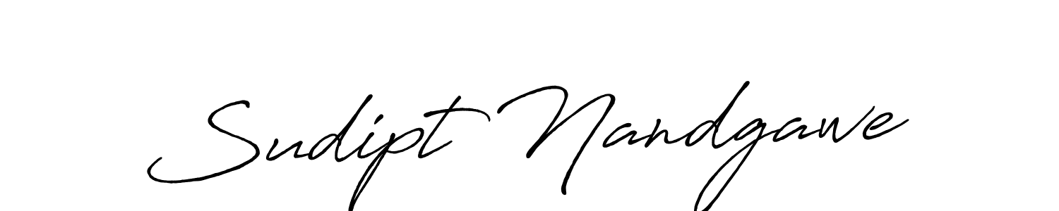 Make a beautiful signature design for name Sudipt Nandgawe. Use this online signature maker to create a handwritten signature for free. Sudipt Nandgawe signature style 7 images and pictures png