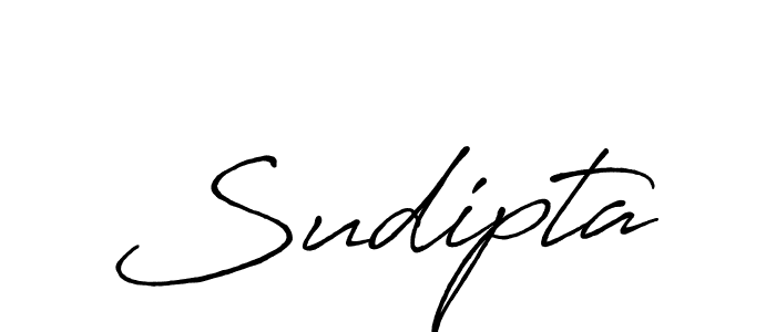 Make a beautiful signature design for name Sudipta. With this signature (Antro_Vectra_Bolder) style, you can create a handwritten signature for free. Sudipta signature style 7 images and pictures png
