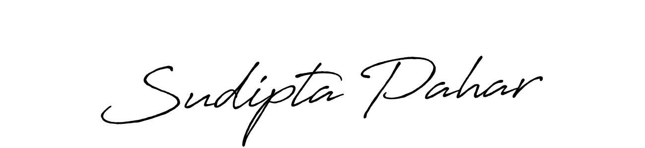 The best way (Antro_Vectra_Bolder) to make a short signature is to pick only two or three words in your name. The name Sudipta Pahar include a total of six letters. For converting this name. Sudipta Pahar signature style 7 images and pictures png