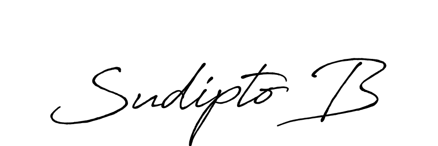 You should practise on your own different ways (Antro_Vectra_Bolder) to write your name (Sudipto B) in signature. don't let someone else do it for you. Sudipto B signature style 7 images and pictures png