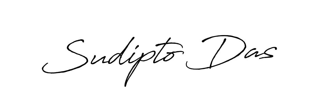 Make a beautiful signature design for name Sudipto Das. With this signature (Antro_Vectra_Bolder) style, you can create a handwritten signature for free. Sudipto Das signature style 7 images and pictures png