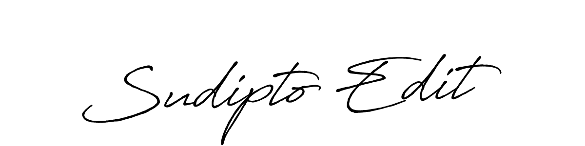 Sudipto Edit stylish signature style. Best Handwritten Sign (Antro_Vectra_Bolder) for my name. Handwritten Signature Collection Ideas for my name Sudipto Edit. Sudipto Edit signature style 7 images and pictures png