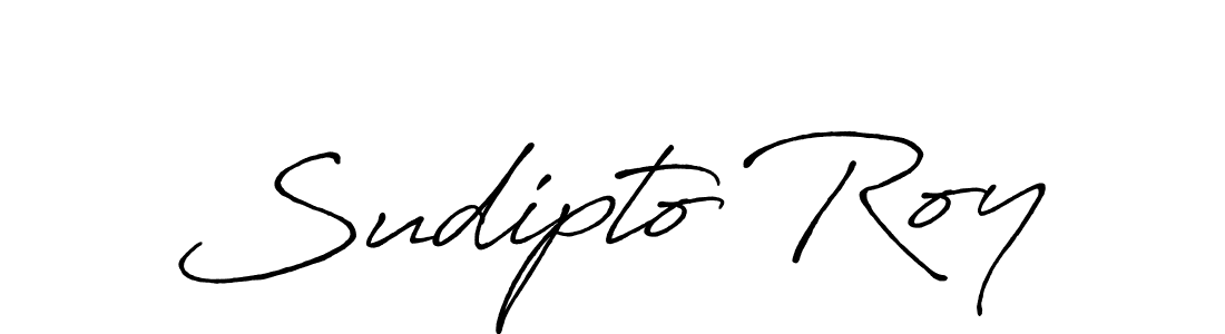 Create a beautiful signature design for name Sudipto Roy. With this signature (Antro_Vectra_Bolder) fonts, you can make a handwritten signature for free. Sudipto Roy signature style 7 images and pictures png