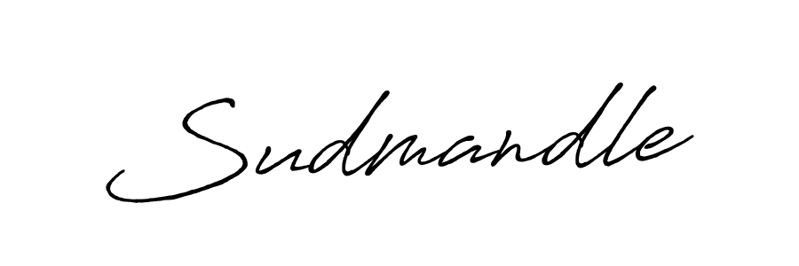 Also we have Sudmandle name is the best signature style. Create professional handwritten signature collection using Antro_Vectra_Bolder autograph style. Sudmandle signature style 7 images and pictures png