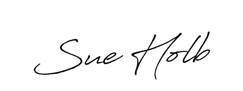 Also You can easily find your signature by using the search form. We will create Sue Holb name handwritten signature images for you free of cost using Antro_Vectra_Bolder sign style. Sue Holb signature style 7 images and pictures png