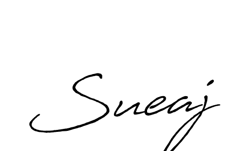 Also we have Sueaj name is the best signature style. Create professional handwritten signature collection using Antro_Vectra_Bolder autograph style. Sueaj signature style 7 images and pictures png