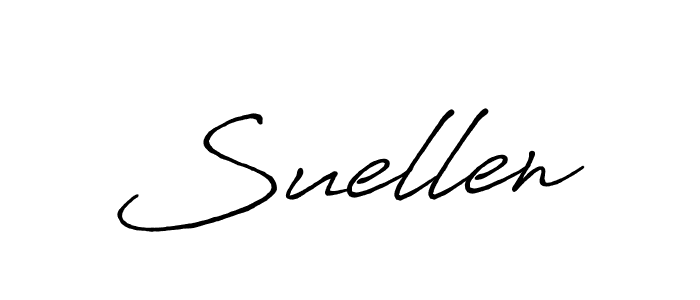 Also You can easily find your signature by using the search form. We will create Suellen name handwritten signature images for you free of cost using Antro_Vectra_Bolder sign style. Suellen signature style 7 images and pictures png