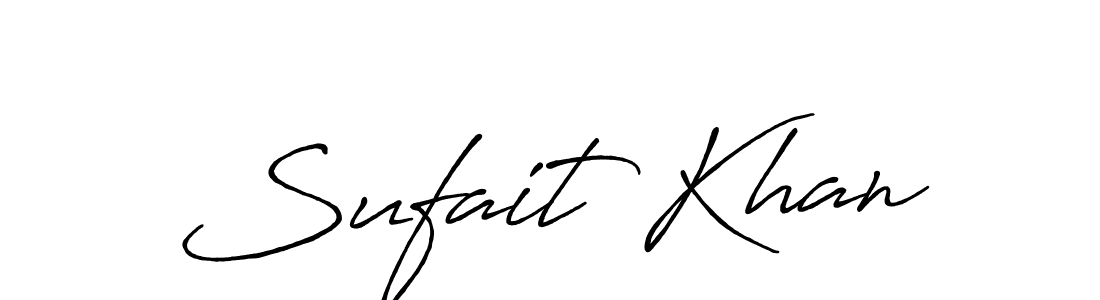 This is the best signature style for the Sufait Khan name. Also you like these signature font (Antro_Vectra_Bolder). Mix name signature. Sufait Khan signature style 7 images and pictures png