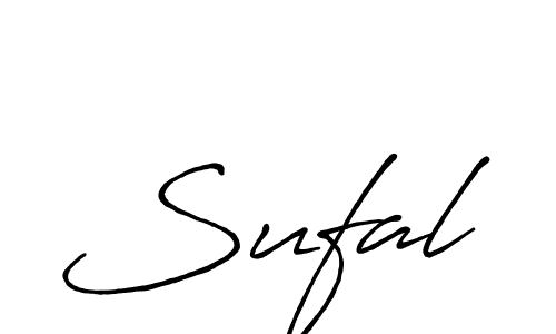 Also we have Sufal name is the best signature style. Create professional handwritten signature collection using Antro_Vectra_Bolder autograph style. Sufal signature style 7 images and pictures png