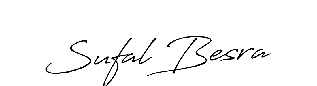 Design your own signature with our free online signature maker. With this signature software, you can create a handwritten (Antro_Vectra_Bolder) signature for name Sufal Besra. Sufal Besra signature style 7 images and pictures png