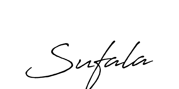 Create a beautiful signature design for name Sufala. With this signature (Antro_Vectra_Bolder) fonts, you can make a handwritten signature for free. Sufala signature style 7 images and pictures png