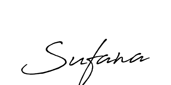 Also we have Sufana name is the best signature style. Create professional handwritten signature collection using Antro_Vectra_Bolder autograph style. Sufana signature style 7 images and pictures png