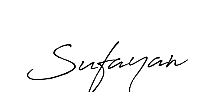 Also we have Sufayan name is the best signature style. Create professional handwritten signature collection using Antro_Vectra_Bolder autograph style. Sufayan signature style 7 images and pictures png