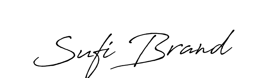 How to make Sufi Brand name signature. Use Antro_Vectra_Bolder style for creating short signs online. This is the latest handwritten sign. Sufi Brand signature style 7 images and pictures png