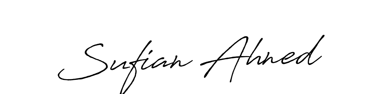 Once you've used our free online signature maker to create your best signature Antro_Vectra_Bolder style, it's time to enjoy all of the benefits that Sufian Ahned name signing documents. Sufian Ahned signature style 7 images and pictures png