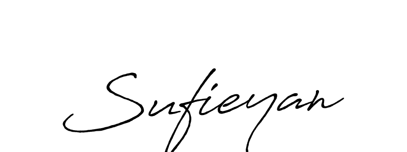 Also we have Sufieyan name is the best signature style. Create professional handwritten signature collection using Antro_Vectra_Bolder autograph style. Sufieyan signature style 7 images and pictures png
