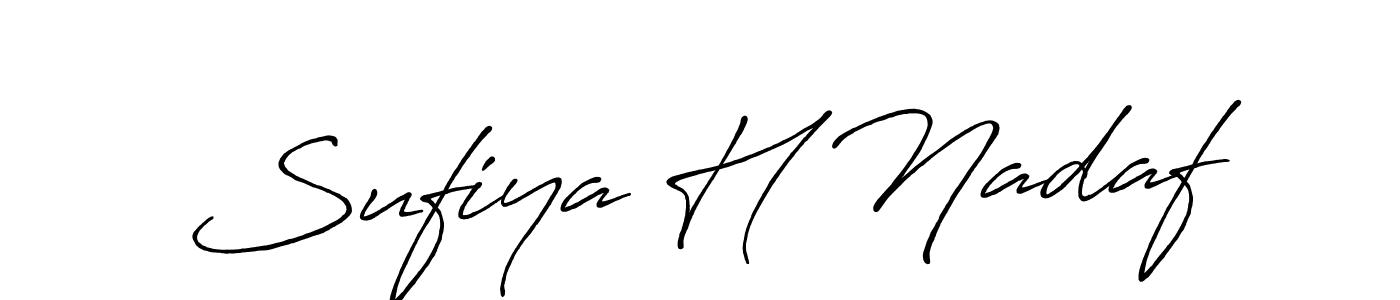 Here are the top 10 professional signature styles for the name Sufiya H Nadaf. These are the best autograph styles you can use for your name. Sufiya H Nadaf signature style 7 images and pictures png