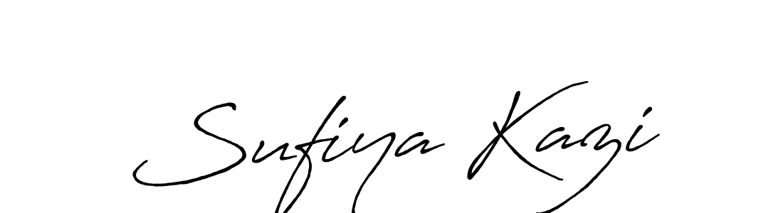 Make a beautiful signature design for name Sufiya Kazi. Use this online signature maker to create a handwritten signature for free. Sufiya Kazi signature style 7 images and pictures png