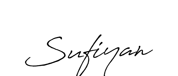 How to make Sufiyan name signature. Use Antro_Vectra_Bolder style for creating short signs online. This is the latest handwritten sign. Sufiyan signature style 7 images and pictures png