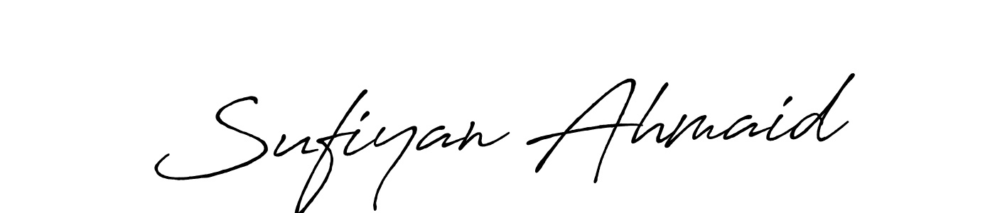 Make a beautiful signature design for name Sufiyan Ahmaid. Use this online signature maker to create a handwritten signature for free. Sufiyan Ahmaid signature style 7 images and pictures png