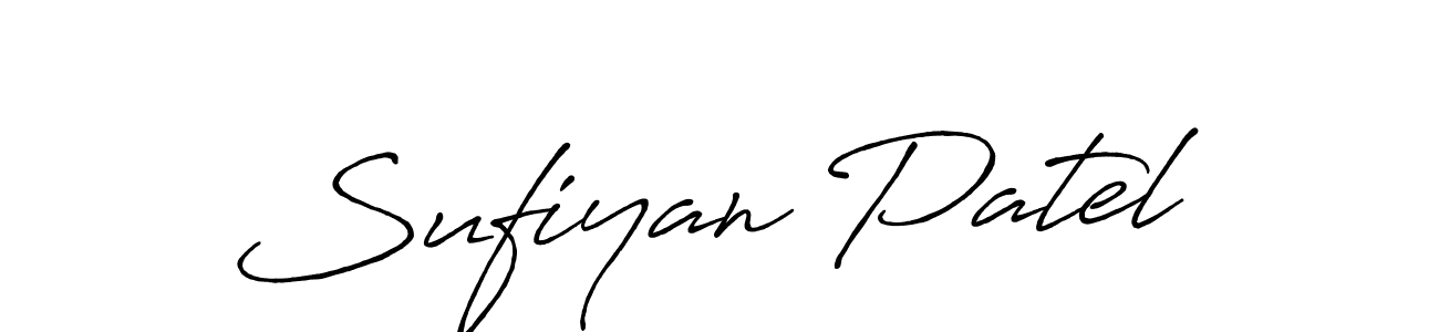 Make a beautiful signature design for name Sufiyan Patel. Use this online signature maker to create a handwritten signature for free. Sufiyan Patel signature style 7 images and pictures png