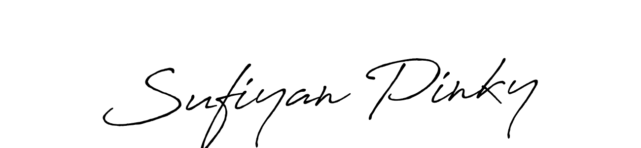 Also You can easily find your signature by using the search form. We will create Sufiyan Pinky name handwritten signature images for you free of cost using Antro_Vectra_Bolder sign style. Sufiyan Pinky signature style 7 images and pictures png