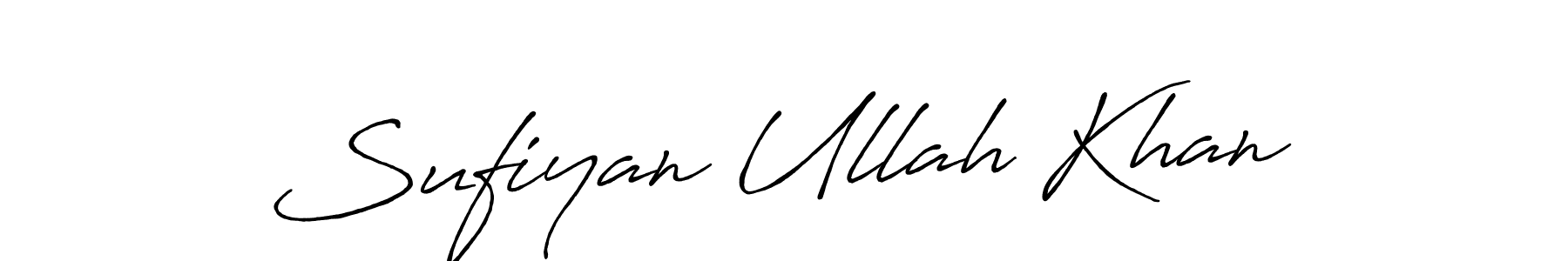 Design your own signature with our free online signature maker. With this signature software, you can create a handwritten (Antro_Vectra_Bolder) signature for name Sufiyan Ullah Khan. Sufiyan Ullah Khan signature style 7 images and pictures png