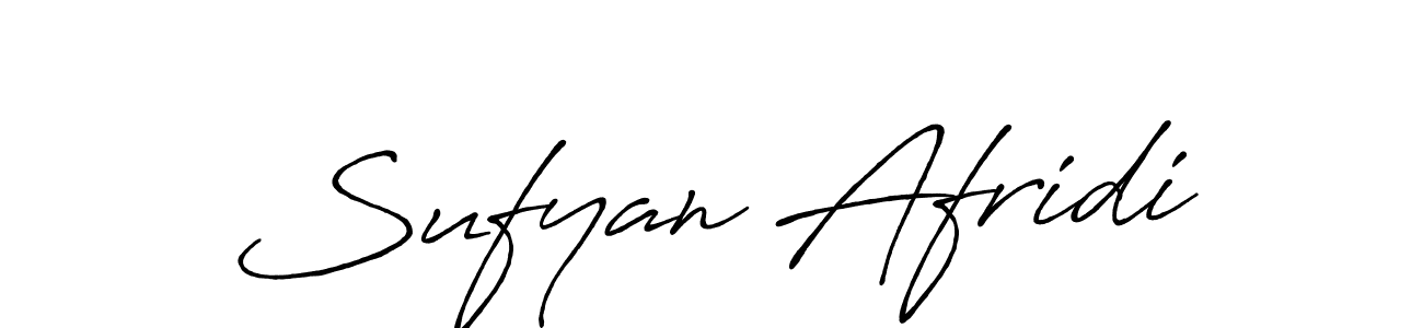 Use a signature maker to create a handwritten signature online. With this signature software, you can design (Antro_Vectra_Bolder) your own signature for name Sufyan Afridi. Sufyan Afridi signature style 7 images and pictures png
