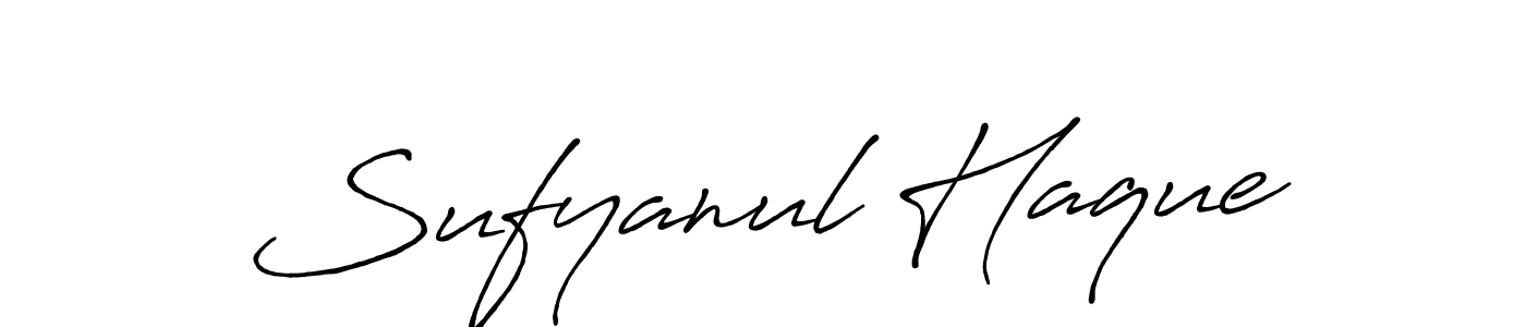 Also You can easily find your signature by using the search form. We will create Sufyanul Haque name handwritten signature images for you free of cost using Antro_Vectra_Bolder sign style. Sufyanul Haque signature style 7 images and pictures png