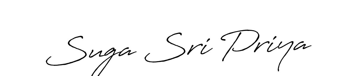 The best way (Antro_Vectra_Bolder) to make a short signature is to pick only two or three words in your name. The name Suga Sri Priya include a total of six letters. For converting this name. Suga Sri Priya signature style 7 images and pictures png