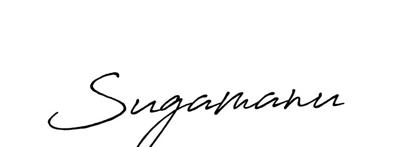 Antro_Vectra_Bolder is a professional signature style that is perfect for those who want to add a touch of class to their signature. It is also a great choice for those who want to make their signature more unique. Get Sugamanu name to fancy signature for free. Sugamanu signature style 7 images and pictures png