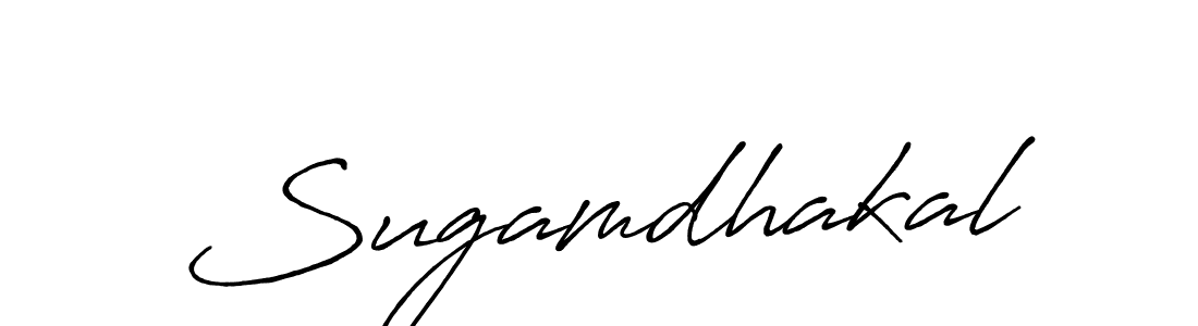 Sugamdhakal stylish signature style. Best Handwritten Sign (Antro_Vectra_Bolder) for my name. Handwritten Signature Collection Ideas for my name Sugamdhakal. Sugamdhakal signature style 7 images and pictures png