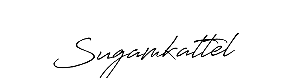 Use a signature maker to create a handwritten signature online. With this signature software, you can design (Antro_Vectra_Bolder) your own signature for name Sugamkattel. Sugamkattel signature style 7 images and pictures png