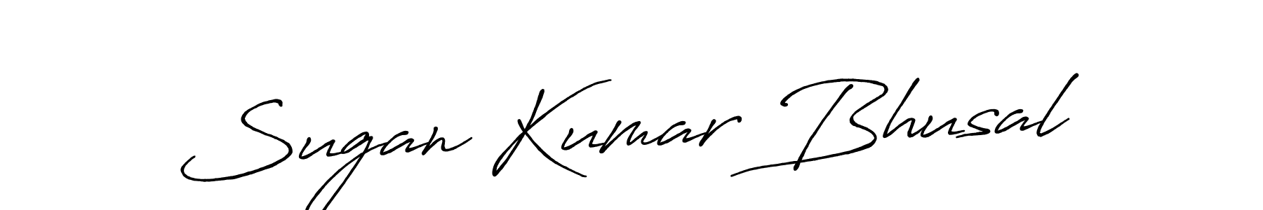 Also You can easily find your signature by using the search form. We will create Sugan Kumar Bhusal name handwritten signature images for you free of cost using Antro_Vectra_Bolder sign style. Sugan Kumar Bhusal signature style 7 images and pictures png