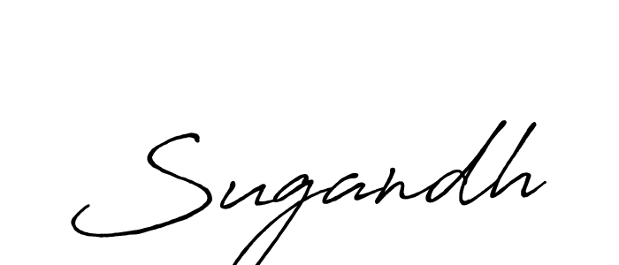 Once you've used our free online signature maker to create your best signature Antro_Vectra_Bolder style, it's time to enjoy all of the benefits that Sugandh name signing documents. Sugandh signature style 7 images and pictures png