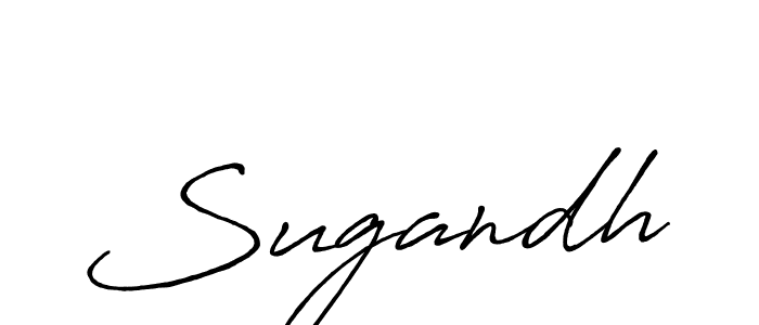 The best way (Antro_Vectra_Bolder) to make a short signature is to pick only two or three words in your name. The name Sugandh include a total of six letters. For converting this name. Sugandh signature style 7 images and pictures png