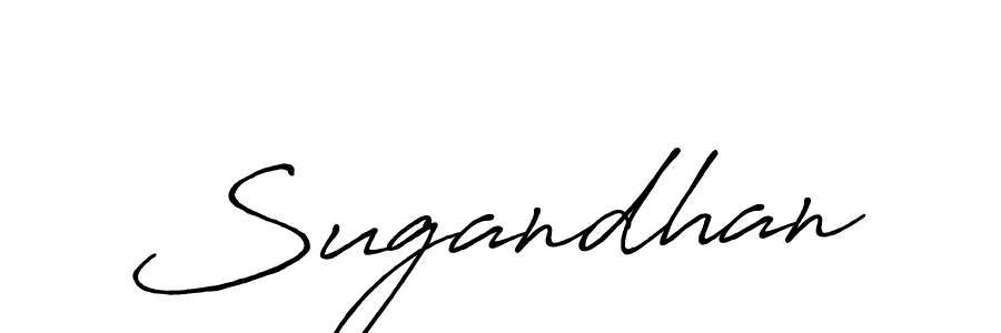 Antro_Vectra_Bolder is a professional signature style that is perfect for those who want to add a touch of class to their signature. It is also a great choice for those who want to make their signature more unique. Get Sugandhan name to fancy signature for free. Sugandhan signature style 7 images and pictures png